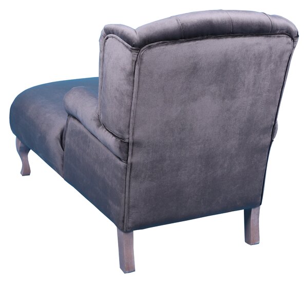 Solenzara Čalouněné křeslo Maya Chaise Longue Wing - NC-7161 Látkové čelounění: TC-186, Povrchová úprava nohou: Whitewash M Beech P132A