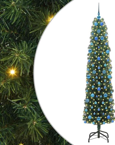 Umělý vánoční stromeček Zelená 210 cm PVC, ocel a plast 3394963
