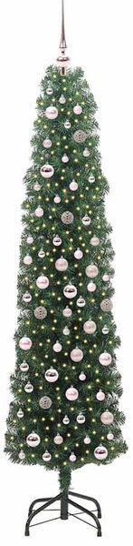 Umělý vánoční stromeček Zelená 210 cm PVC, ocel a plast 3394958