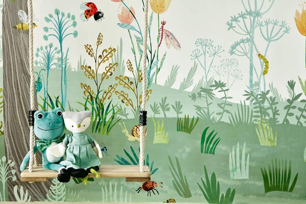 Villa Nova Nástěnný Panel Rušné Bručení - Busy Buzzy Wall Mural W575-01