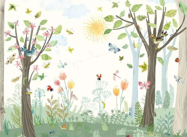 Villa Nova Nástěnný Panel Rušné Bručení - Busy Buzzy Wall Mural W575-01