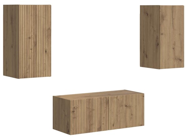 Sestava TV skříněk 6 ks Artisanový dub Kompozitní dřevo 3409068
