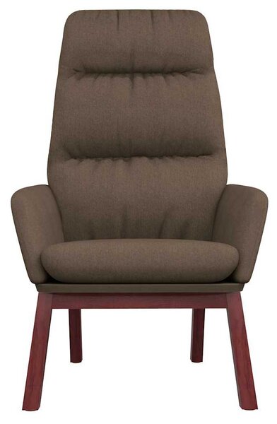 Relaxační křeslo taupe textil 341168