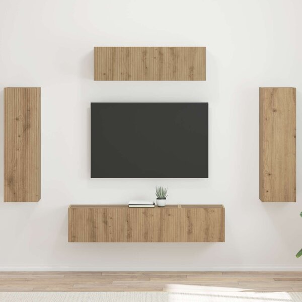 Televizní skříň 5 ks Artisanový dub 3409176