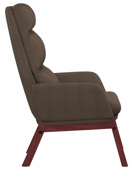 Relaxační křeslo taupe textil 341168