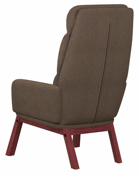 Relaxační křeslo taupe textil 341168