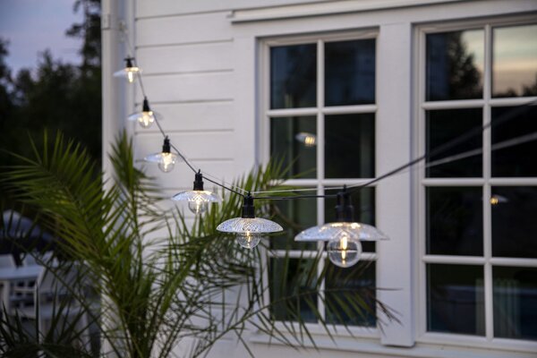 Venkovní světelný LED řetez Glassy Light 3,5 m