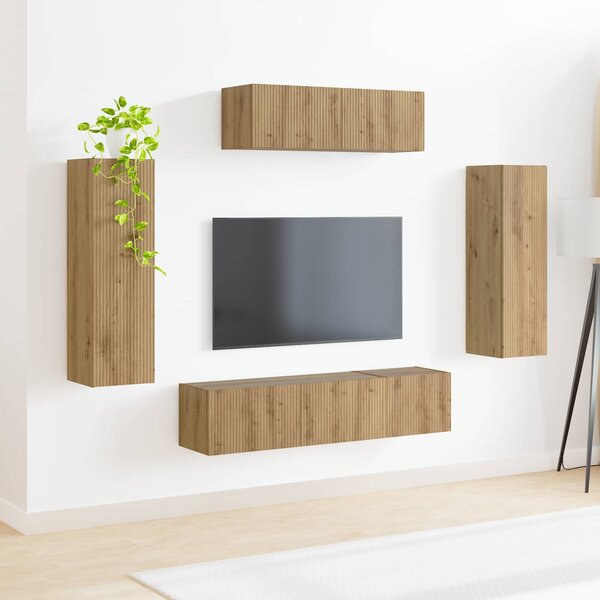 Televizní skříň 5 ks Artisanový dub 3409176