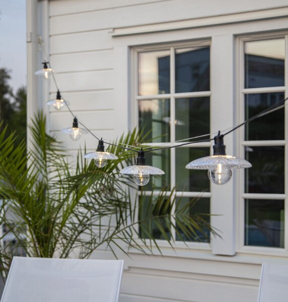 Venkovní světelný LED řetez Glassy Light 3,5 m