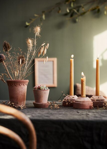 Bergs Potter Terakotový květináč Copenhagen Tall Rosa - 10 cm BP114