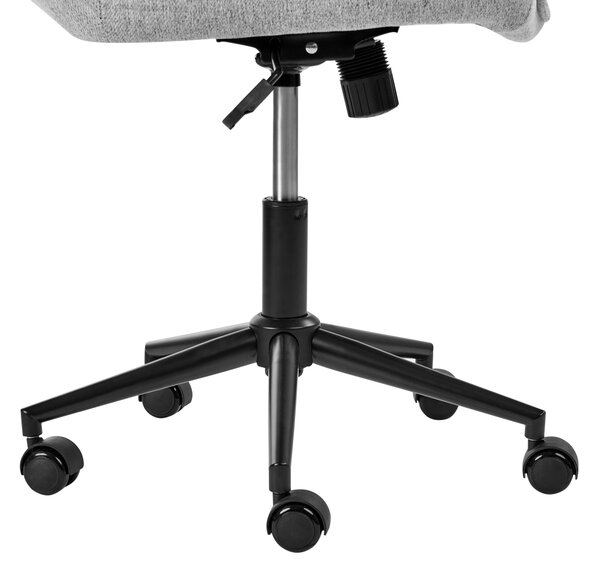 Židle k psacímu stolu BELMAR Tkanina Šedá