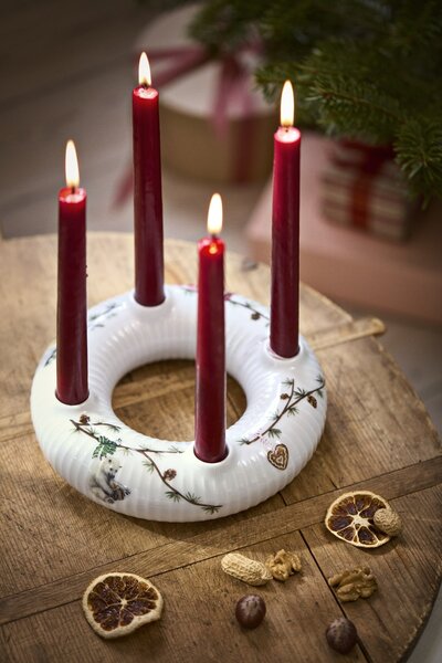 Porcelánový adventní svícen Hammershøi Christmas