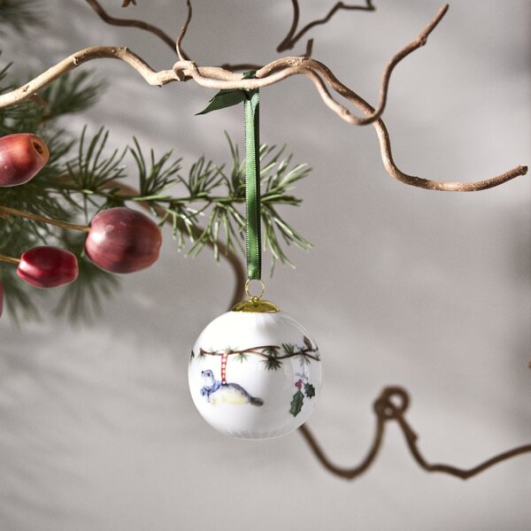 Porcelánová vánoční baňka Hammershøi Christmas 2026