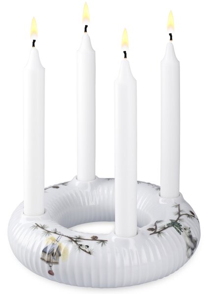 Porcelánový adventní svícen Hammershøi Christmas