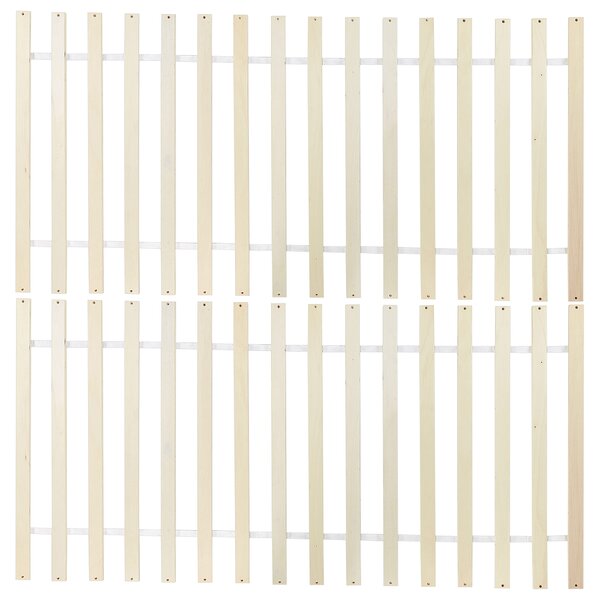 Postel se 2 zásuvkami Borovicové dřevo DAUPHIN 160 x 200 cm Světle hnědá