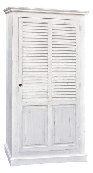 Šatní skříň D495 Patina povrchu: Bez patiny, Barva povrchu nábytku: Blanc