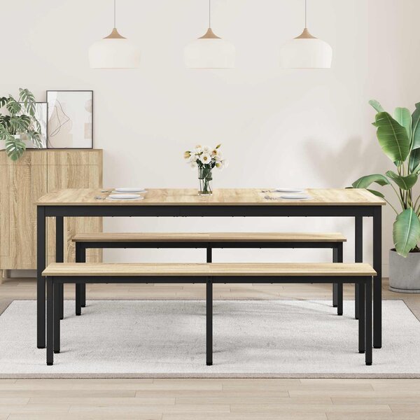Jídelní stoly 180 x 90 x 75 cm Kompozitní dřevo Obdélníkový 3415379