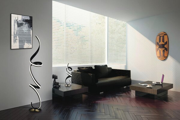 STOJACÍ LED LAMPA, 31/30/180 cm Cinque - Stojací lampy
