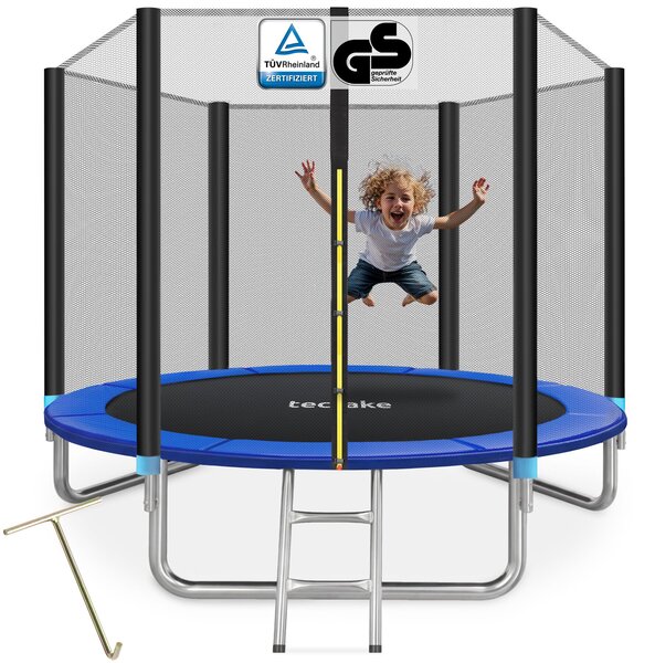Tectake Trampolína s bezpečnostní sítí - 244 cm