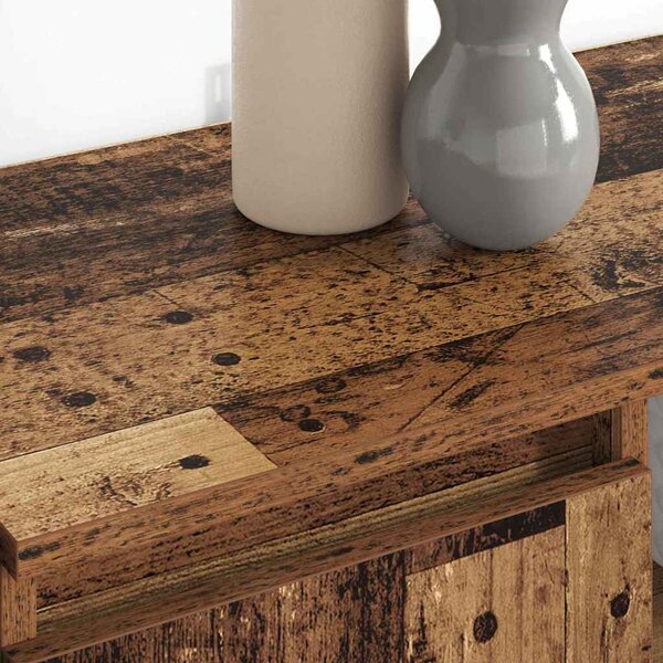 Konzole 2 ks Staré dřevo 60 x 35 x 70 cm Kompozitní dřevo 3415555