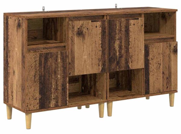 Konzole 2 ks Staré dřevo 60 x 35 x 70 cm Kompozitní dřevo 3415555