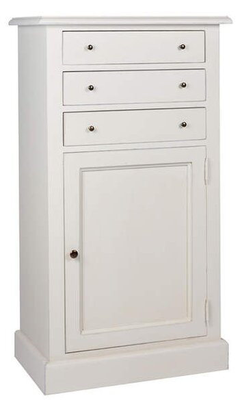 Komoda D607 Patina povrchu: Bez patiny, Barva povrchu nábytku: Blanc