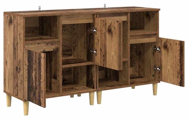 Konzole 2 ks Staré dřevo 60 x 35 x 70 cm Kompozitní dřevo 3415555