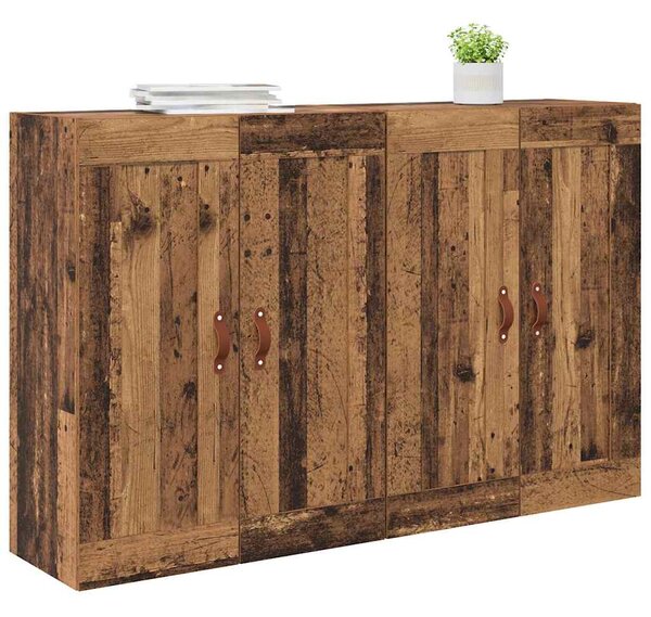 Nástěnná skříň 2 ks Staré dřevo 69,5 x 34 x 90 cm 3415556