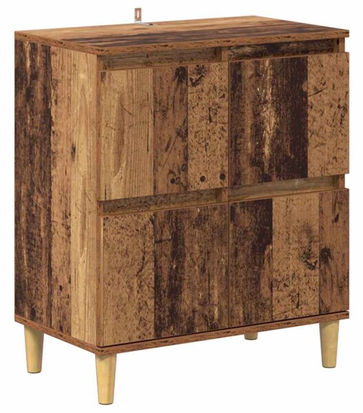 Konzole 3 ks Staré dřevo 60 x 35 x 70 cm Kompozitní dřevo 3415557