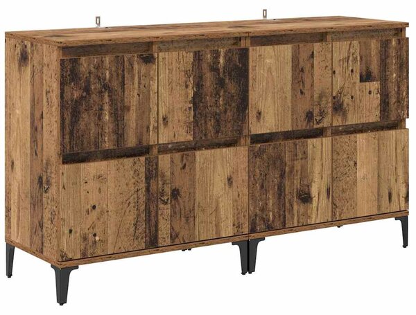 Konzole 2 ks Staré dřevo 60 x 35 x 70 cm Kompozitní dřevo 3415560