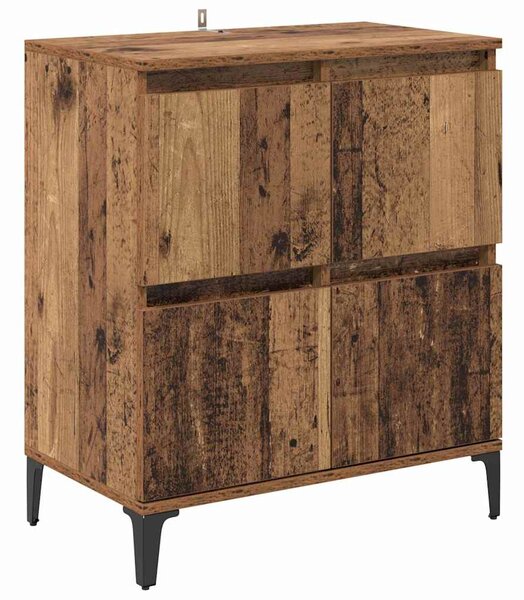 Konzole 2 ks Staré dřevo 60 x 35 x 70 cm Kompozitní dřevo 3415560