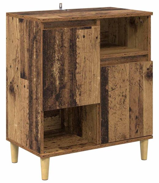 Konzole 3 ks Staré dřevo 60 x 35 x 70 cm Kompozitní dřevo 3415559