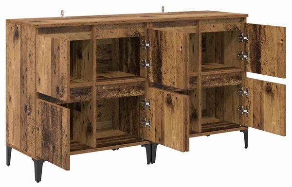 Konzole 2 ks Staré dřevo 60 x 35 x 70 cm Kompozitní dřevo 3415560
