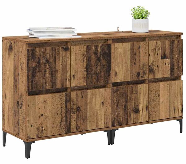 Konzole 2 ks Staré dřevo 60 x 35 x 70 cm Kompozitní dřevo 3415560