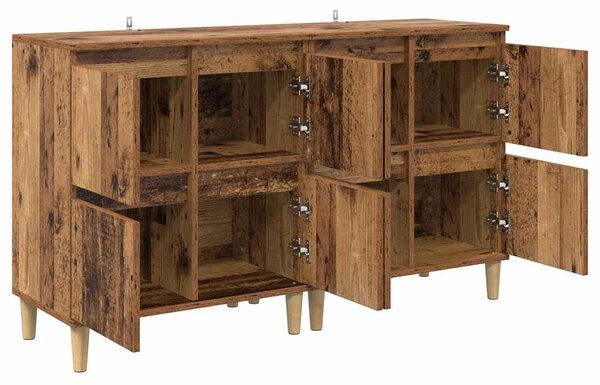Konzole 2 ks Staré dřevo 60 x 35 x 70 cm Kompozitní dřevo 3415570