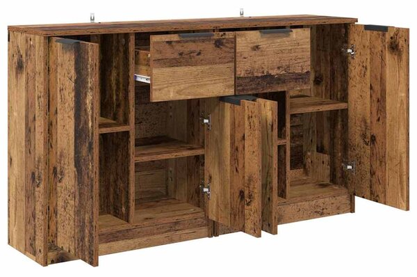 Konzole 2 ks Staré dřevo 60 x 30 x 70 cm Kompozitní dřevo 3415566