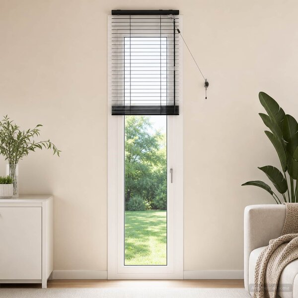 Venet školní žaluzie Černá 40 x 250 cm 35 mm Masivní paulovnie