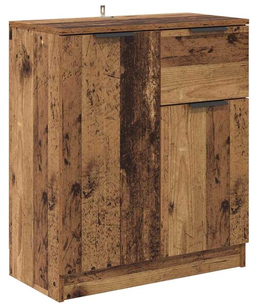 Konzole 2 ks Staré dřevo 60 x 30 x 70 cm Kompozitní dřevo 3415566
