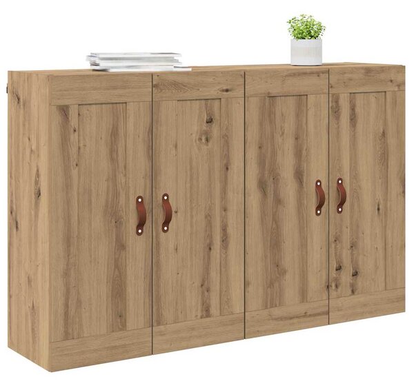 Nástěnná skříň 2 ks Artisanový dub 69,5 x 34 x 90 cm 3415573