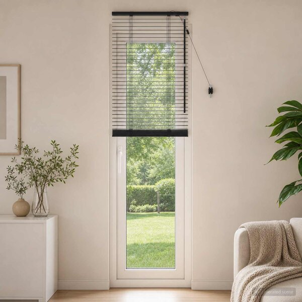 Venet školní žaluzie Černá 55 x 250 cm 35 mm Masivní paulovnie