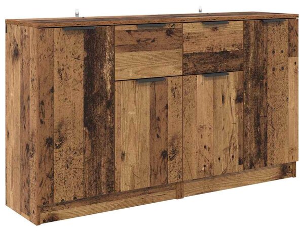 Konzole 2 ks Staré dřevo 60 x 30 x 70 cm Kompozitní dřevo 3415566