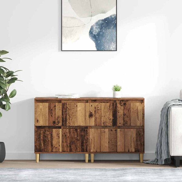 Konzole 2 ks Staré dřevo 60 x 35 x 70 cm Kompozitní dřevo 3415570