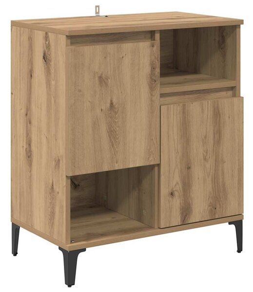 Konzole 3 ks Artisanový dub 60 x 35 x 70 cm Kompozitní dřevo 3415579
