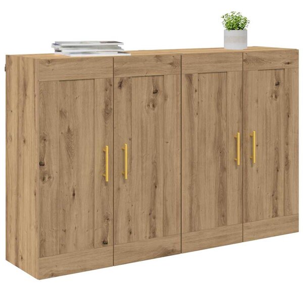 Nástěnná skříň 2 ks Artisanový dub 69,5 x 34 x 90 cm 3415578