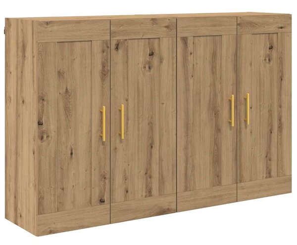 Nástěnná skříň 2 ks Artisanový dub 69,5 x 34 x 90 cm 3415578