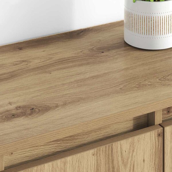 Konzole 2 ks Artisanový dub 60 x 35 x 70 cm Kompozitní dřevo 3415577