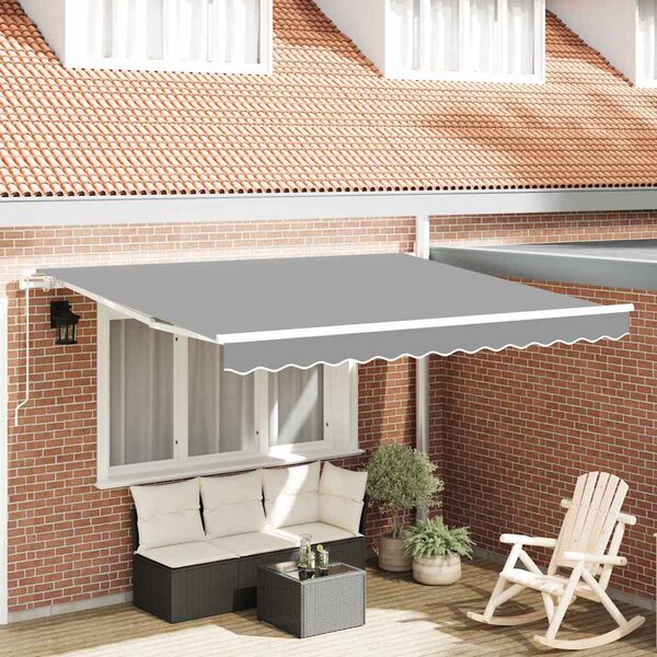 Rám markýzy Bílá 350 x 250 cm Hliník 143045