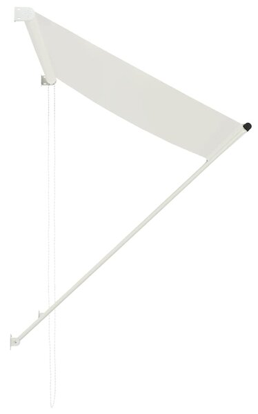 Zatahovací markýza 100 x 150 cm krémová 145892