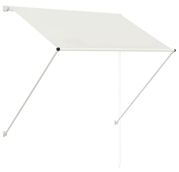 Zatahovací markýza 100 x 150 cm krémová 145892