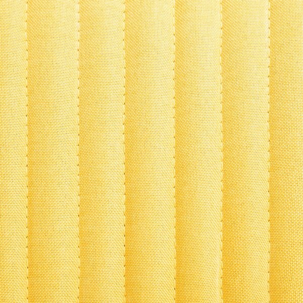 Jídelní židle 4 ks žluté textil 277108
